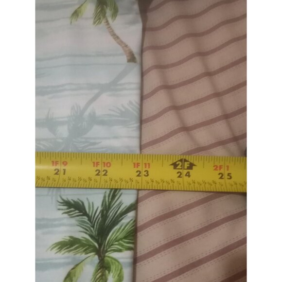 Yatta Golf Polo Shirt Mens Size XL Blue Green Floral Hawaiian Short Sleeve - Picture 11 of 12